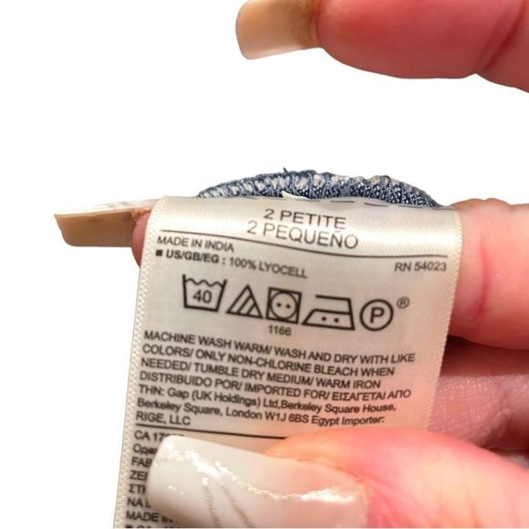 BANANA REPUBLIC DENIM CHAMBRAY STRAPLESS JOGGER ROMPER SIZE 2PETITE - Picture 12 of 16